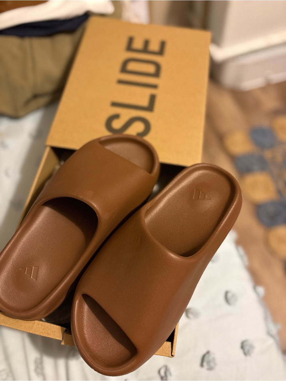 Yeezy Brown Slide Sandals
